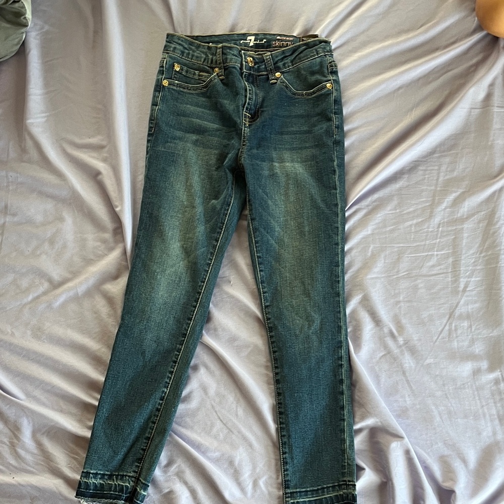 7 For All Mankind Dark Blue Girls Jeans